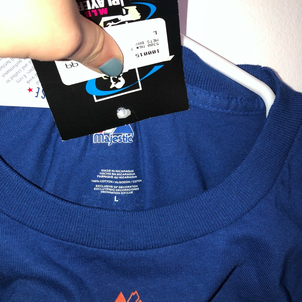 NWT Majestic New York Mets Tee #44 Bay - Picture 2 of 3